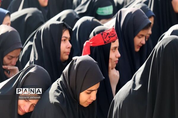 تشییع شهید زهرایی تبار در مدارس شهرستان میبد