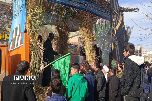 تشییع شهدای گمنام در فاروج