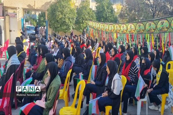 تشییع باشکوه شهید گمنام در آموزشگاه دکتر حسابی ناحیه 2 شیراز