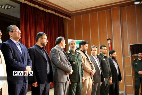 آئین تکریم و معارفه فرمانده سپاه پانزده خرداد شهرستان قرچک