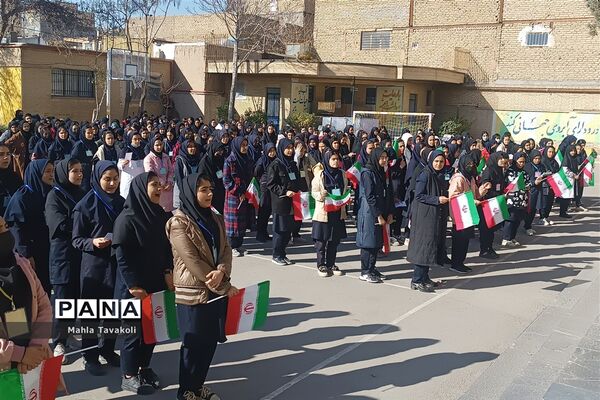 برگزاری مراسم  دهه فاطمیه در هنرستان بدیع ناحیه یک
