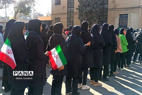 برگزاری مراسم  دهه فاطمیه در هنرستان بدیع ناحیه یک