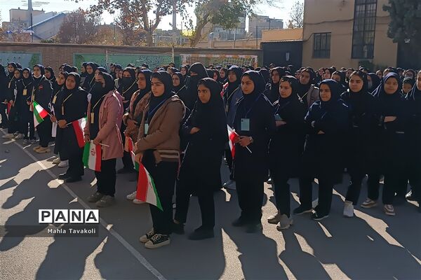برگزاری مراسم  دهه فاطمیه در هنرستان بدیع ناحیه یک