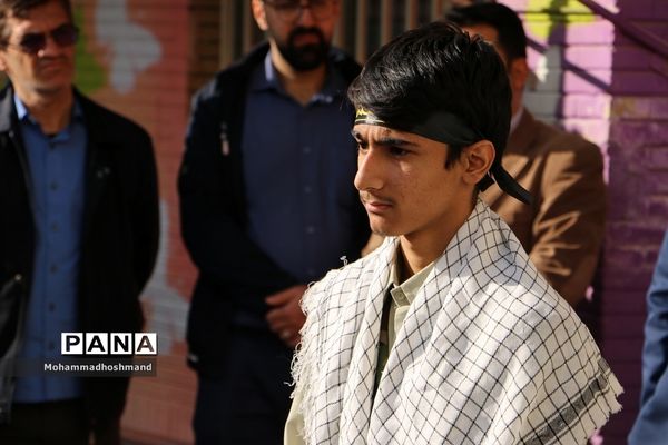 تشییع پیکر شهدای گمنام در مدارس آموزش و پرورش ناحیه 2قزوین