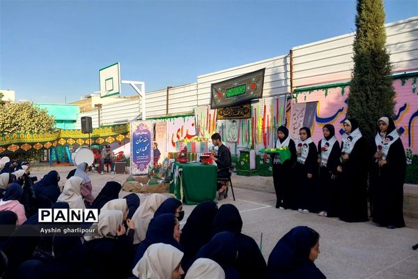 مراسم استقبال شهید گمنام در ناحیه یک شیراز