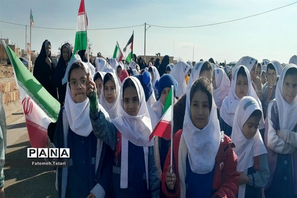 تشییع پیکر شهید گمنام  در شهرستان بام و صفی آباد