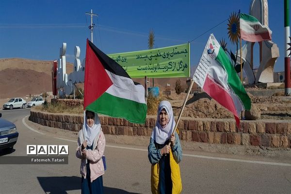 تشییع پیکر شهید گمنام  در شهرستان بام و صفی آباد