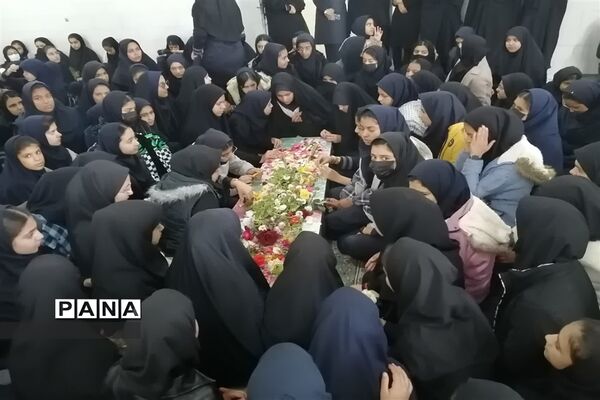 وداع با پیکر شهید گمنام