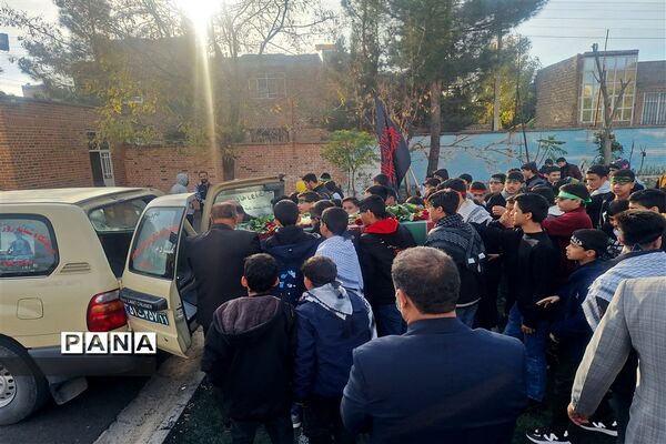 مراسم وداع با پیکرشهید گمنام در شهرستان  تربت جام
