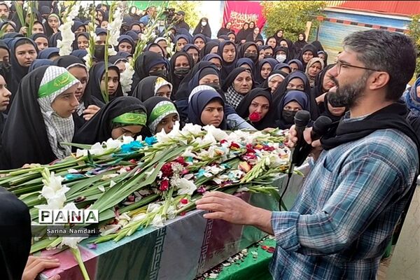 وداع با شهید گمنام در دبیرستان امام حسن عسکری2 ناحیه 3 شیراز