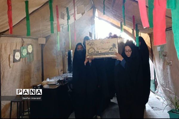 مراسم استقبال از شهید گمنام در شهرستان مروست