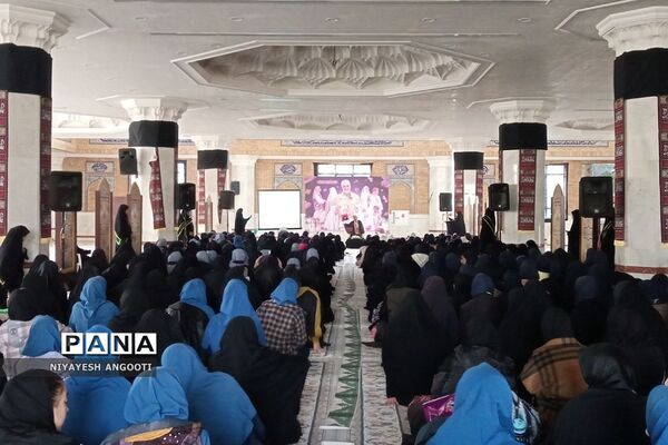برپایی هیأت دانش‌آموزی به‌مناسبت شهادت حضرت فاطمه زهرا(س) در باقرشهر