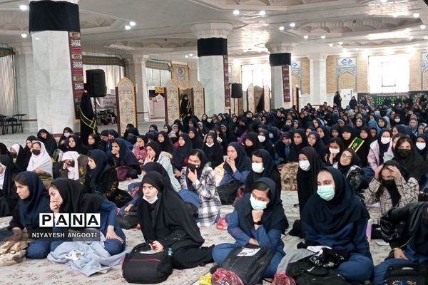 برپایی هیأت دانش‌آموزی به‌مناسبت شهادت حضرت فاطمه زهرا(س) در باقرشهر