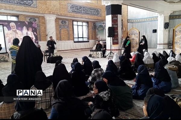 برپایی هیأت دانش‌آموزی به‌مناسبت شهادت حضرت فاطمه زهرا(س) در باقرشهر