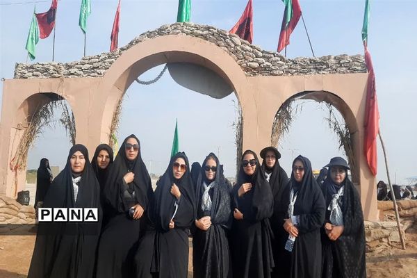 حضور کاروان فرهنگیان استان خراسان شمالی در منطق عملیاتی  جنوب  کشور