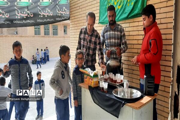 برپایی موکب به‌مناسبت شهادت حضرت فاطمه زهرا (س) در مهریز