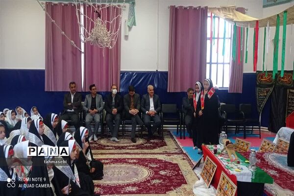 برگزاری یادواره شهدا در آموزشگاه دخترانه شهید تقی پور شهرستان ورزنه