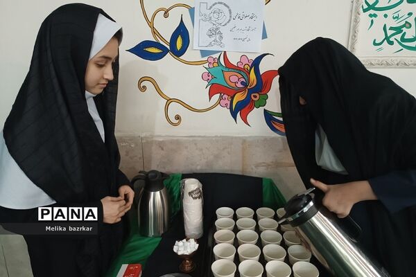 مراسم شهادت حضرت فاطمه (س) در مدارس دخترانه ناحیه دو ری