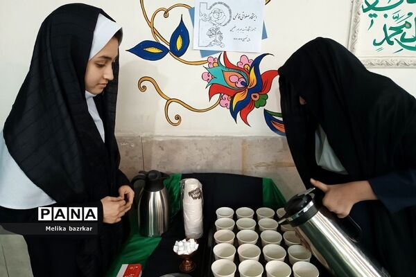 مراسم شهادت حضرت فاطمه (س) در مدارس دخترانه ناحیه دو ری