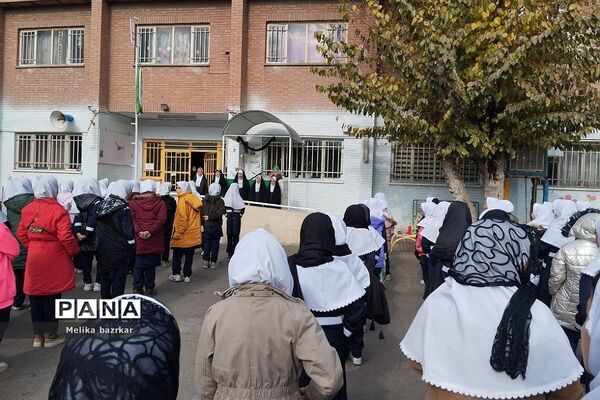 مراسم شهادت حضرت فاطمه (س) در مدارس دخترانه ناحیه دو ری