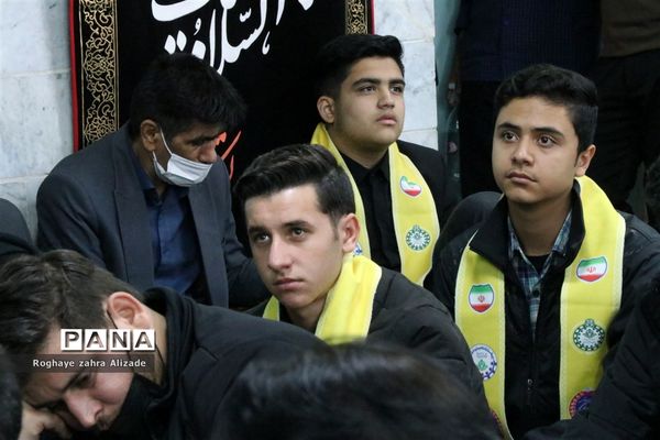 تشییع پیکر شهید گمنام در ناحیه 7 مشهد