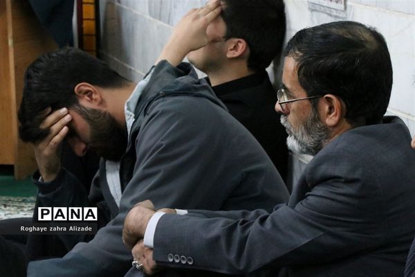 تشییع پیکر شهید گمنام در ناحیه 7 مشهد