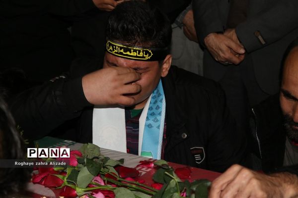 تشییع پیکر شهید گمنام در ناحیه 7 مشهد