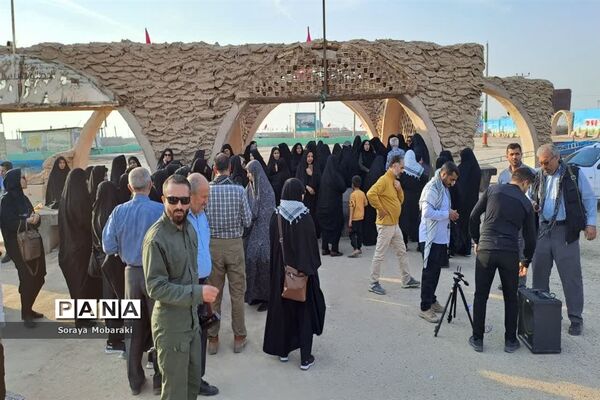 بازدید کاروان فرهنگیان راهیان نور شهرستان شیروان از مناطق جنگی جنوب