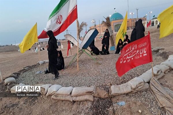 بازدید کاروان فرهنگیان راهیان نور شهرستان شیروان از مناطق جنگی جنوب
