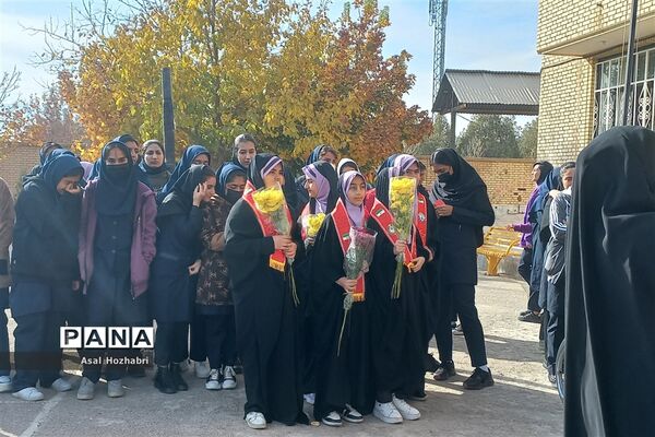 تشییع شهید گمنام در مدارس شهرستان زرقان
