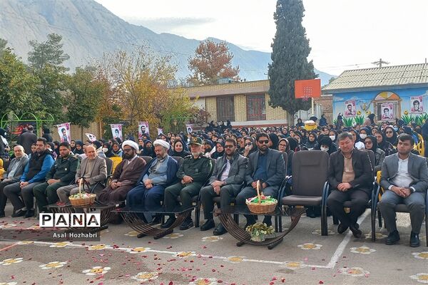تشییع شهید گمنام در مدارس شهرستان زرقان