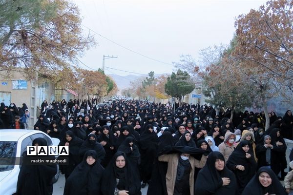 تشییع شهید گمنام در شهر درق