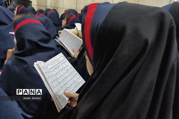 مراسم سوگواری دهه دوم فاطمیه در مدارس کوهمره نودان
