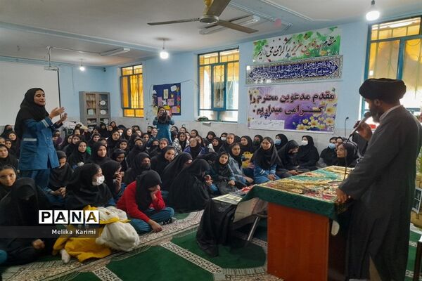 مراسم سوگواری دهه دوم فاطمیه در مدارس کوهمره نودان