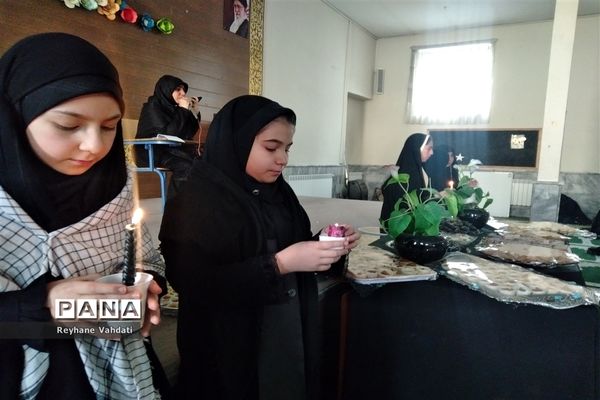 برگزاری مراسم سوگواری شهادت حضرت زهرا (س) در دبستان دخترانه شهید خلیل طهماسبی