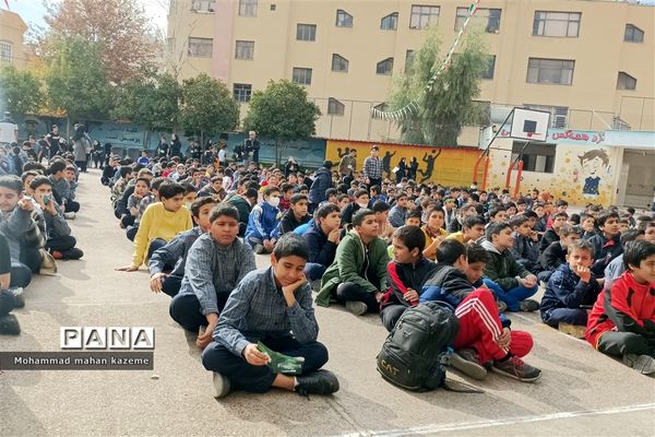 عزاداری شهادت حضرت فاطمه (س) در مدرسه امام هادی ناحیه ۱ شیراز