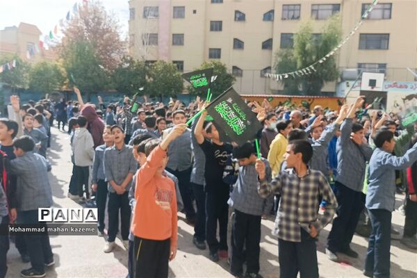 عزاداری شهادت حضرت فاطمه (س) در مدرسه امام هادی ناحیه ۱ شیراز
