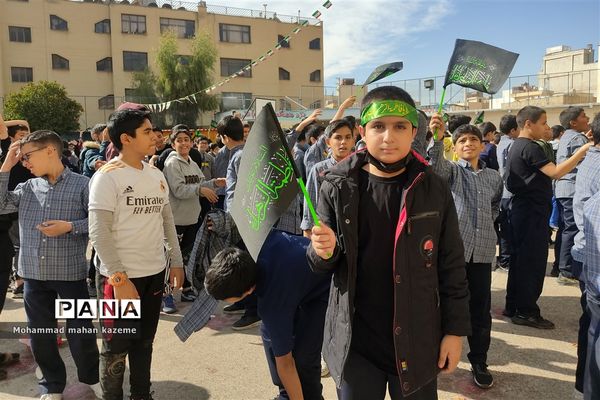 عزاداری شهادت حضرت فاطمه (س) در مدرسه امام هادی ناحیه ۱ شیراز