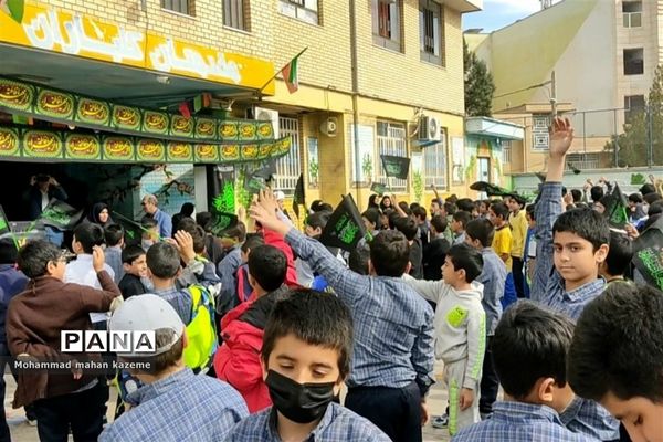 عزاداری شهادت حضرت فاطمه (س) در مدرسه امام هادی ناحیه ۱ شیراز
