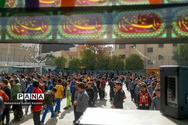 عزاداری شهادت حضرت فاطمه (س) در مدرسه امام هادی ناحیه ۱ شیراز