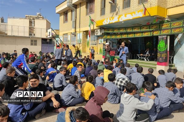 عزاداری شهادت حضرت فاطمه (س) در مدرسه امام هادی ناحیه ۱ شیراز