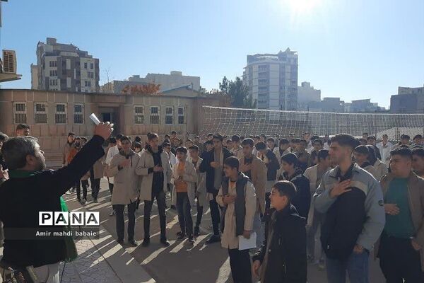 مراسم شهادت حضرت فاطمه(س)‌در مدارس رودهن