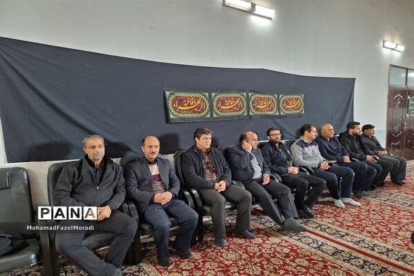 مراسم وداع با شهید گمنام و عزاداری ایام فاطمیه در خلیل‌آباد