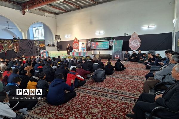 مراسم وداع با شهید گمنام و عزاداری ایام فاطمیه در خلیل‌آباد