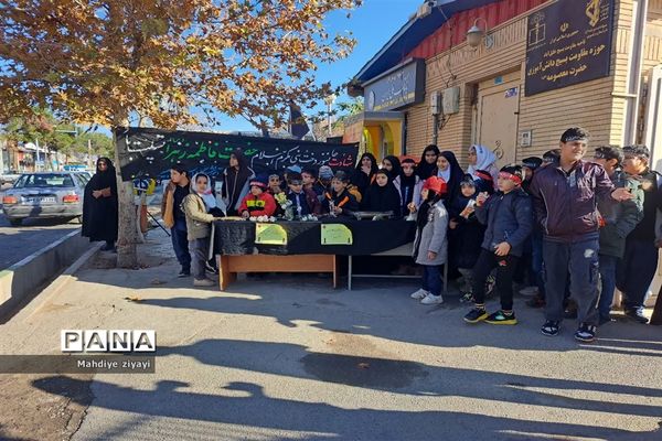 مراسم شهادت حضرت زهرا (س) و ایستگاه صلواتی در شهرستان خلیل‌آباد 