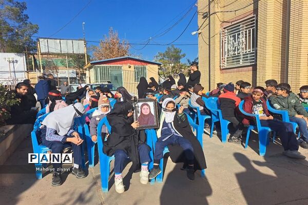 مراسم شهادت حضرت زهرا (س) و ایستگاه صلواتی در شهرستان خلیل‌آباد 