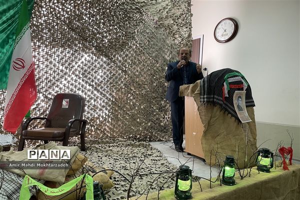 تشییع پیکر شهدای والامقام گمنام در دبیرستان دخترانه فرهنگ اصفهان