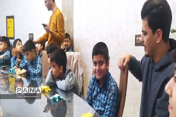 کارگاه ساخت  اوریگامی در هفته پژوهش در آموزشگاه علامه طباطبایی