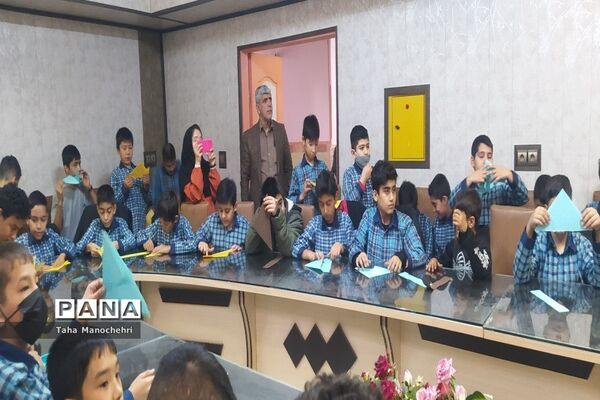 کارگاه ساخت  اوریگامی در هفته پژوهش در آموزشگاه علامه طباطبایی