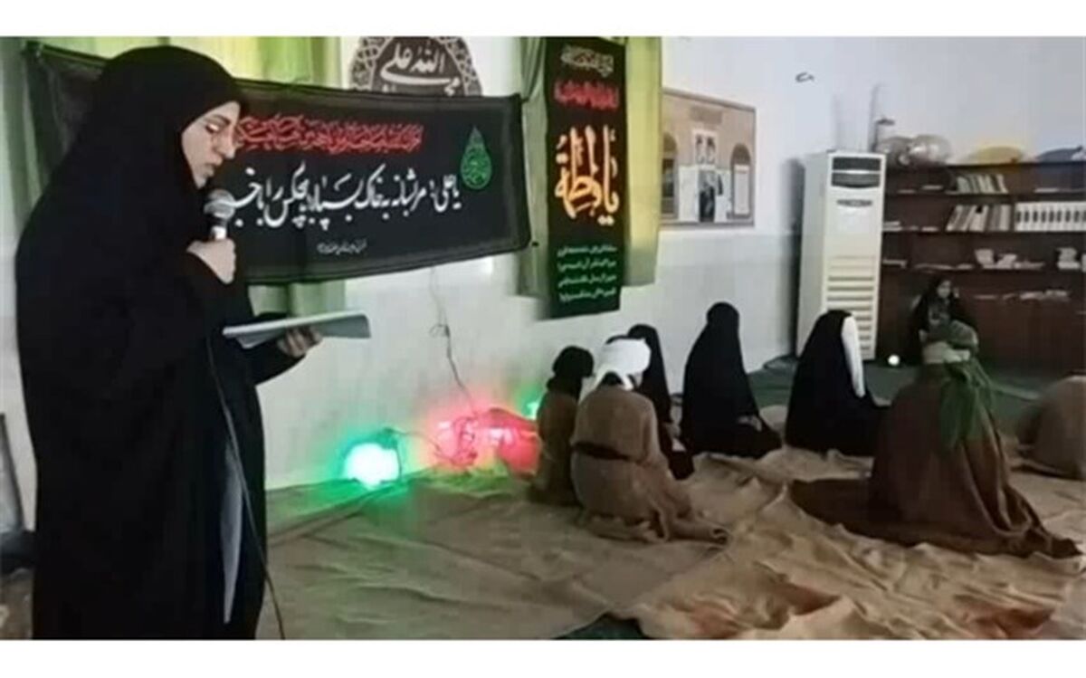برگزاری سوگواره فاطمیه در پارسیان/فیلم